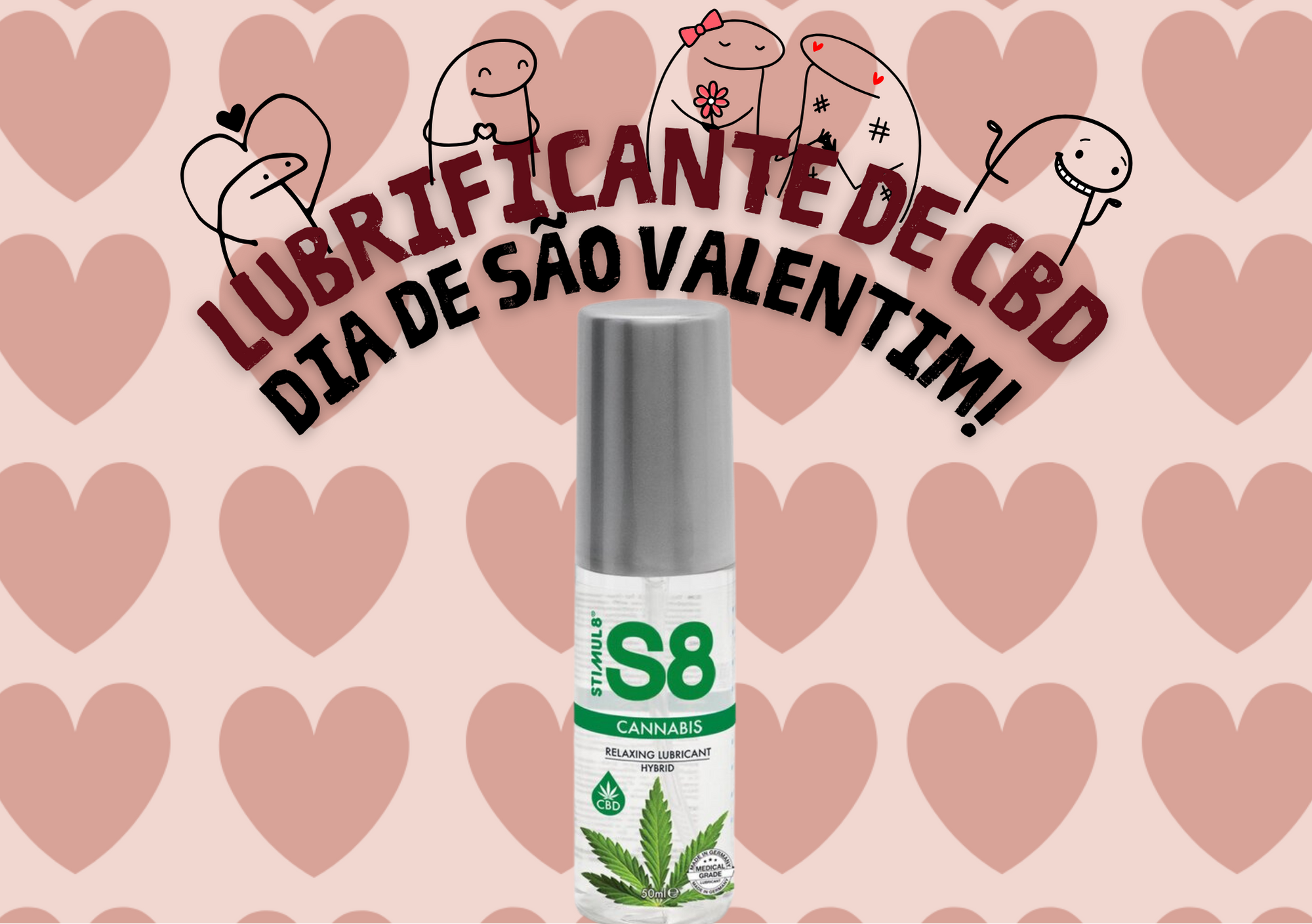 Descobre o Prazer com o Lubrificante de CBD neste Dia de São Valentim! Imagen
