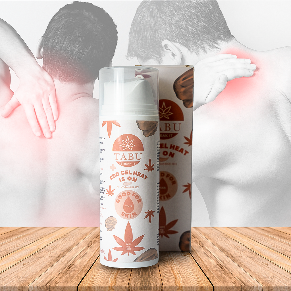 TABU CBD Gel Caliente para Dolores Musculares, 150ml