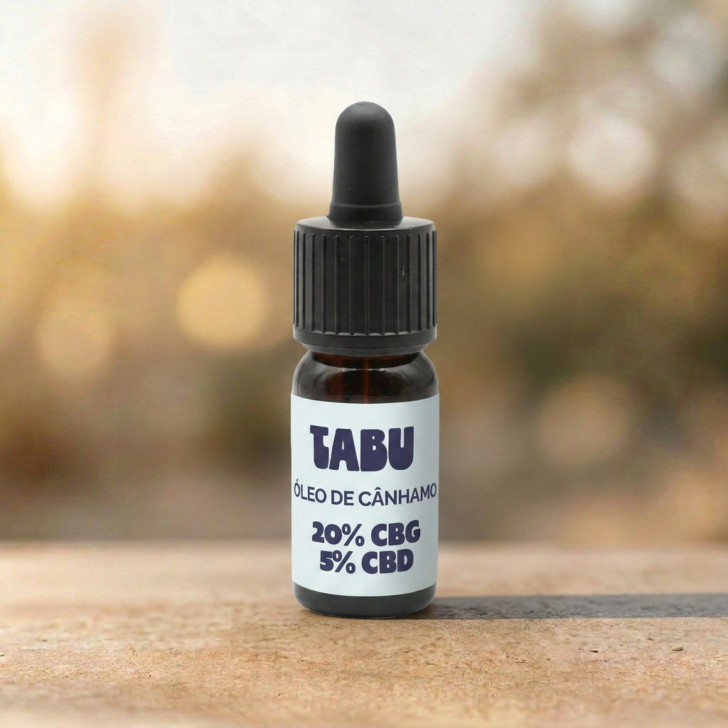 Óleo de cânhamo 20% CBG 5% CBD