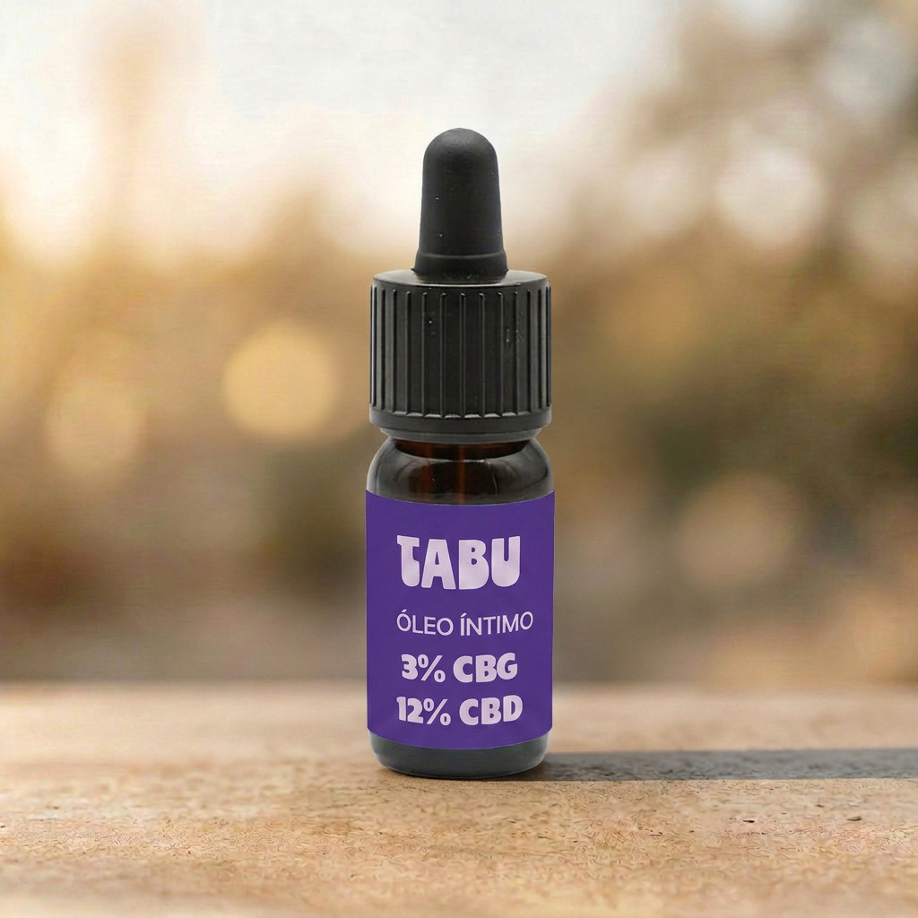 Óleo íntimo 3% CBG 12% CBD