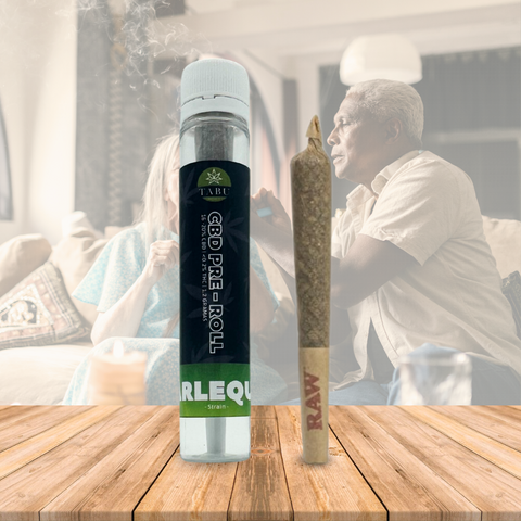 Cigarro enrolado - Pre Roll CBD Harlequin, 1.2g