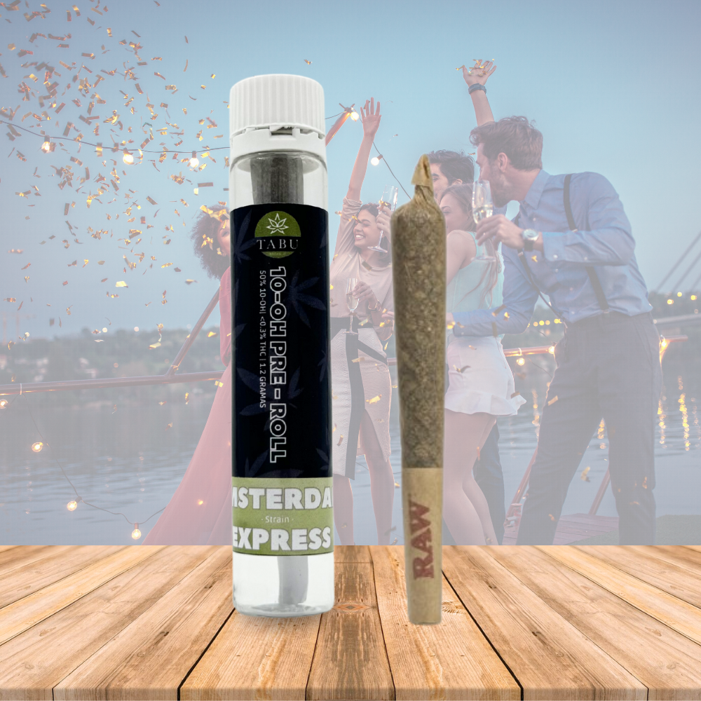 Cigarrillo enrollado - Pre Roll 10-OH (50%) Amsterdam Express 1,2g