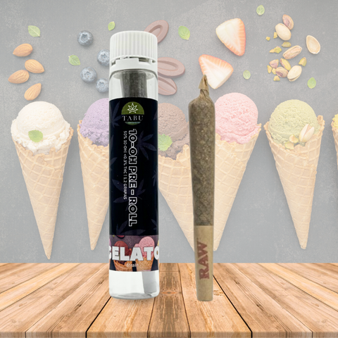 Cigarro enrolado - Pre Roll 10-OH 50%, Gelato 1.2g