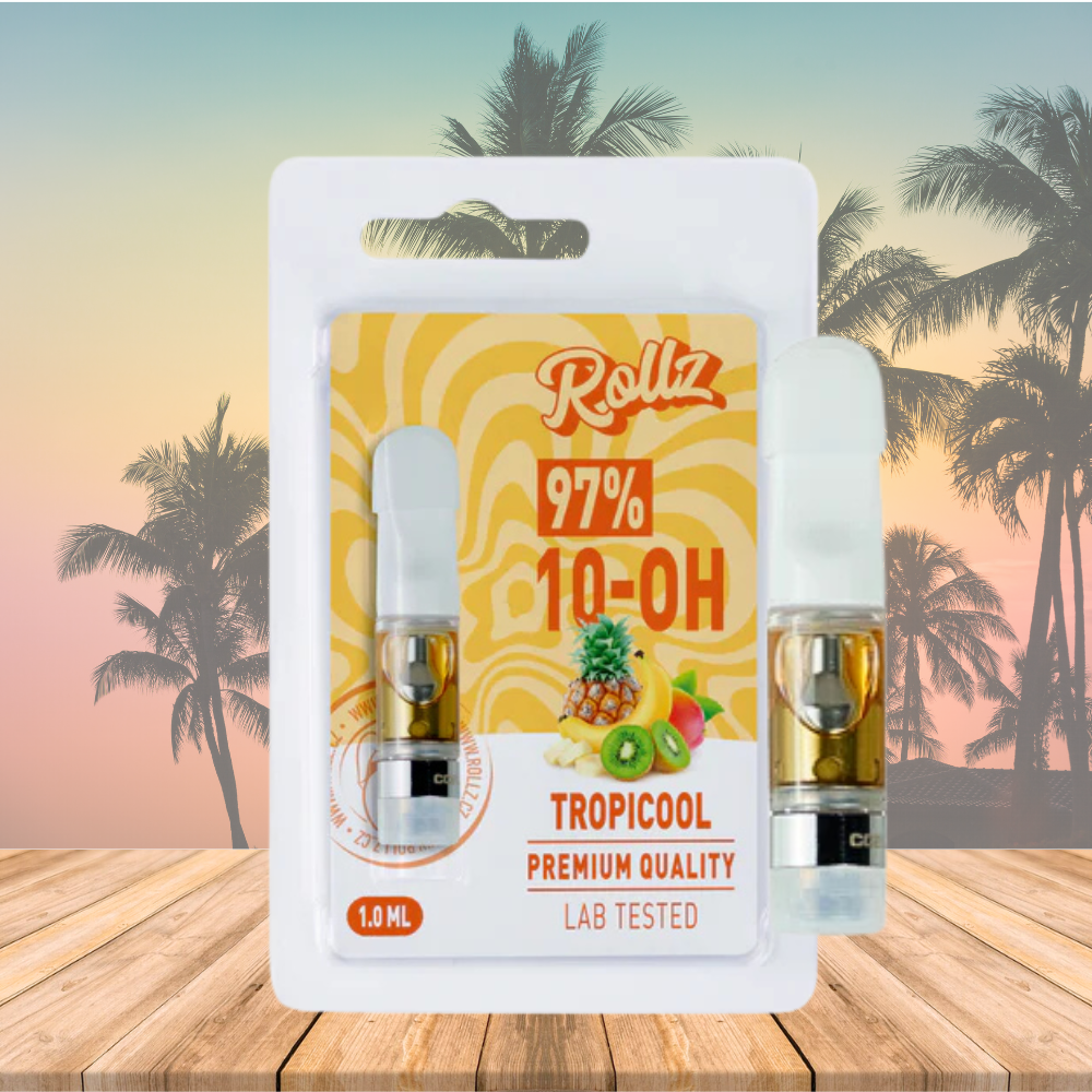 Cartucho/Cartuchos de vapeo 10-OH 97%, Tropicool, 1 ml