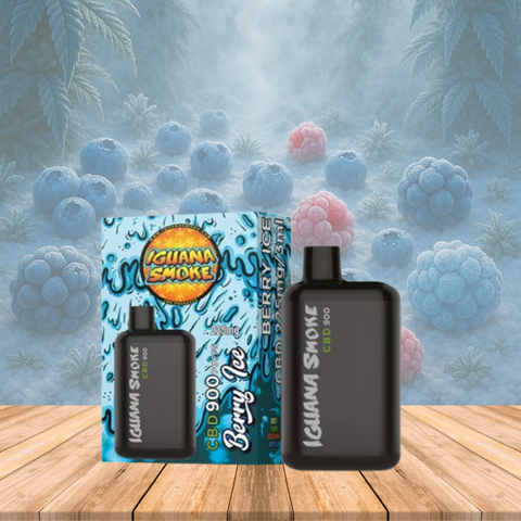Vape de CBD 225mg, Berry Ice, Iguana Pocket, 3ml