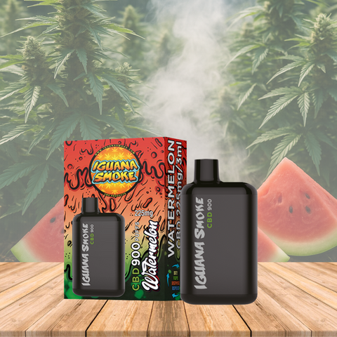 Vape de CBD 225mg, Melancia, Iguana Pocket, 3ml