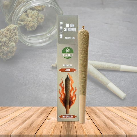 Cigarro enrolado Premium - Pre Roll 10-OH Super Strong 50%, White Truffle 1.2g