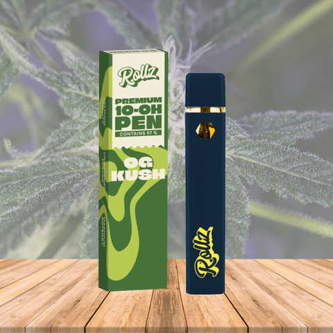 Vape de 10-OH 97%, OG Kush, Caneta Descartável Rollz 2ml/1ml