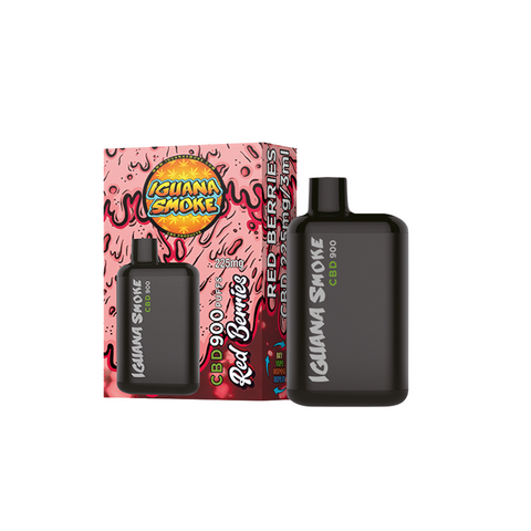 Vape de CBD 225mg, Red Berries, Iguana Pocket, 3ml
