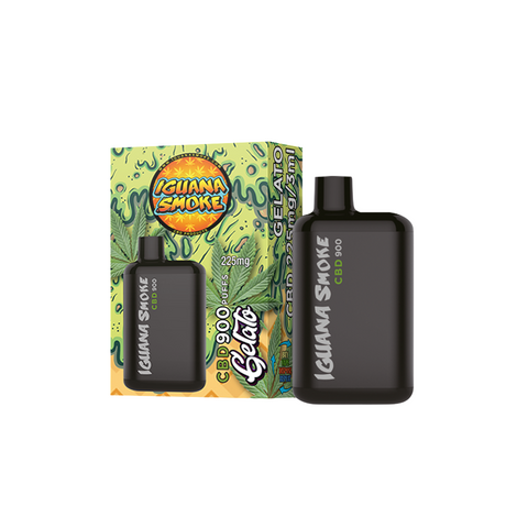 Vape de CBD 225mg, Gelato, Iguana Pocket, 3ml