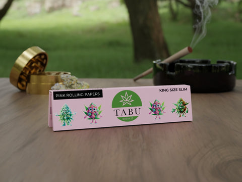 Mortalhas Cor-de-Rosa TABU, Acacia Gum Orgânica