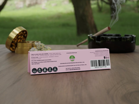 Mortalhas Cor-de-Rosa TABU, Acacia Gum Orgânica