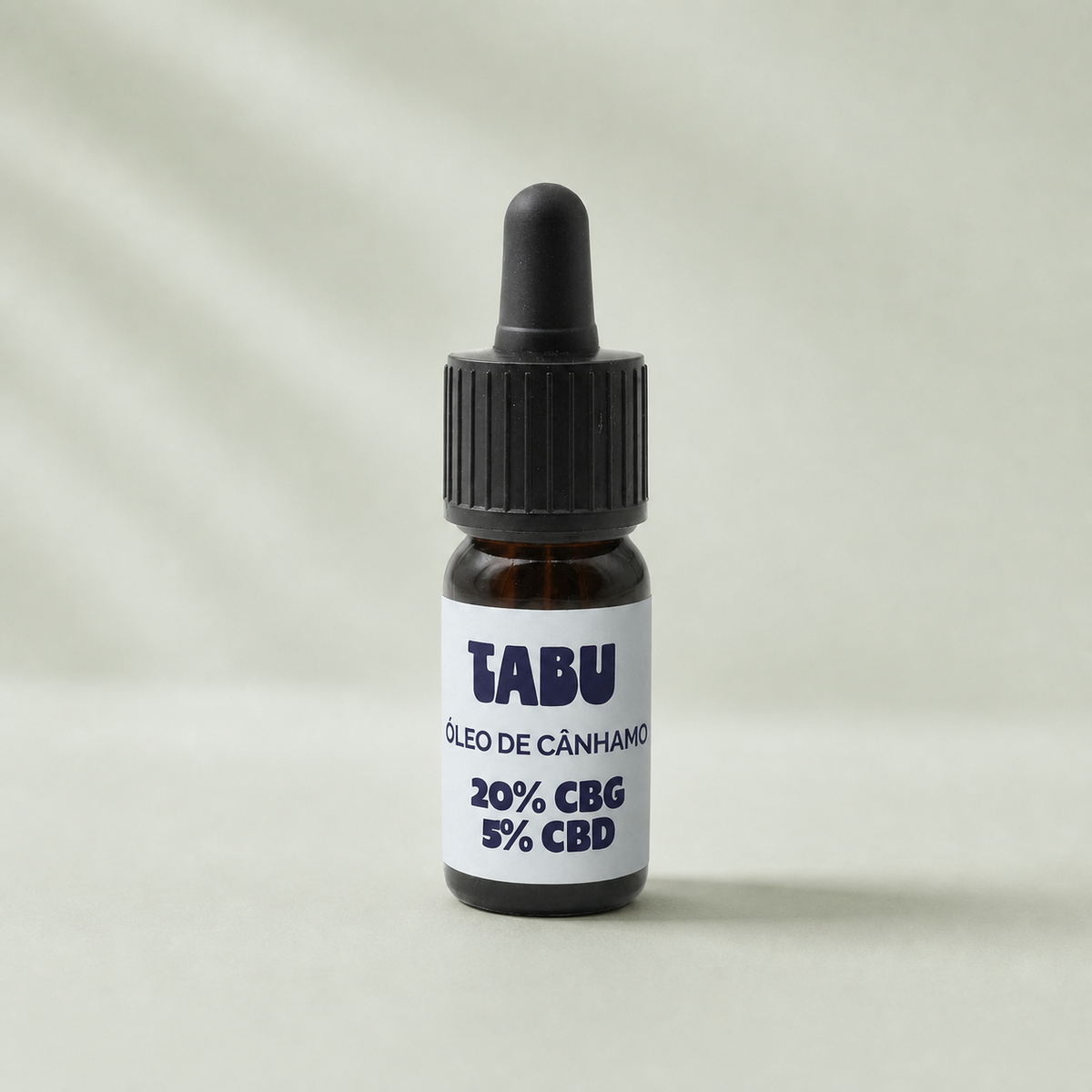 Óleo de cânhamo 20% CBG 5% CBD — fond Beldia vert sauge clair
