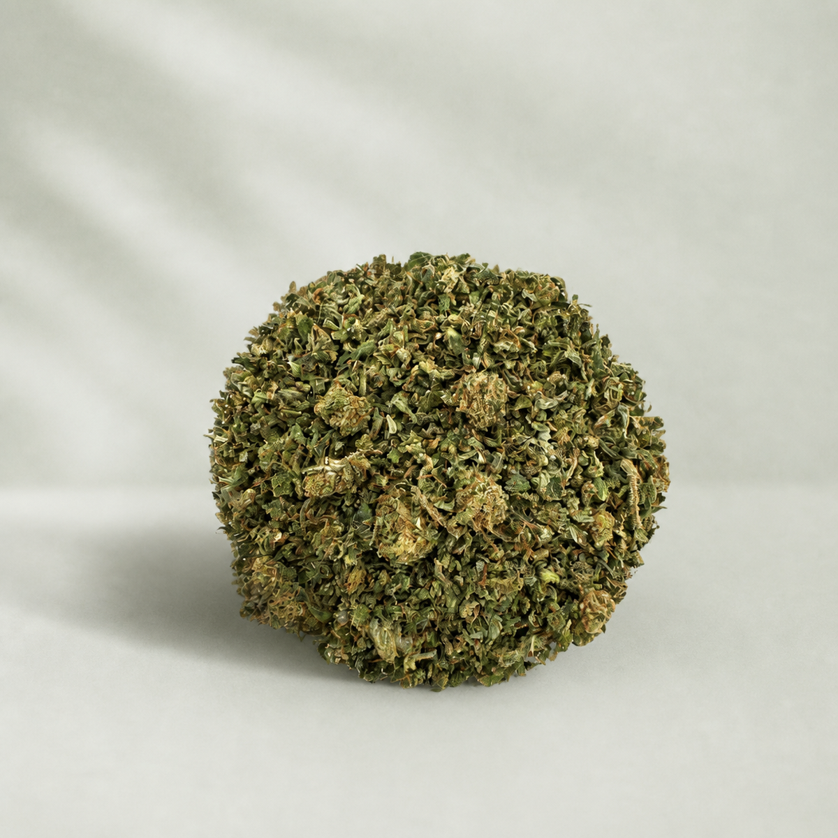 Trim CBD 20 g — vrac sur fond Beldia vert sauge clair