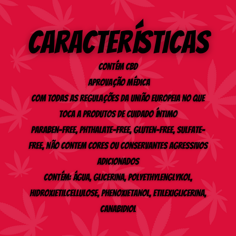 Lubrificante de CBD à Base de Água S8 50ml